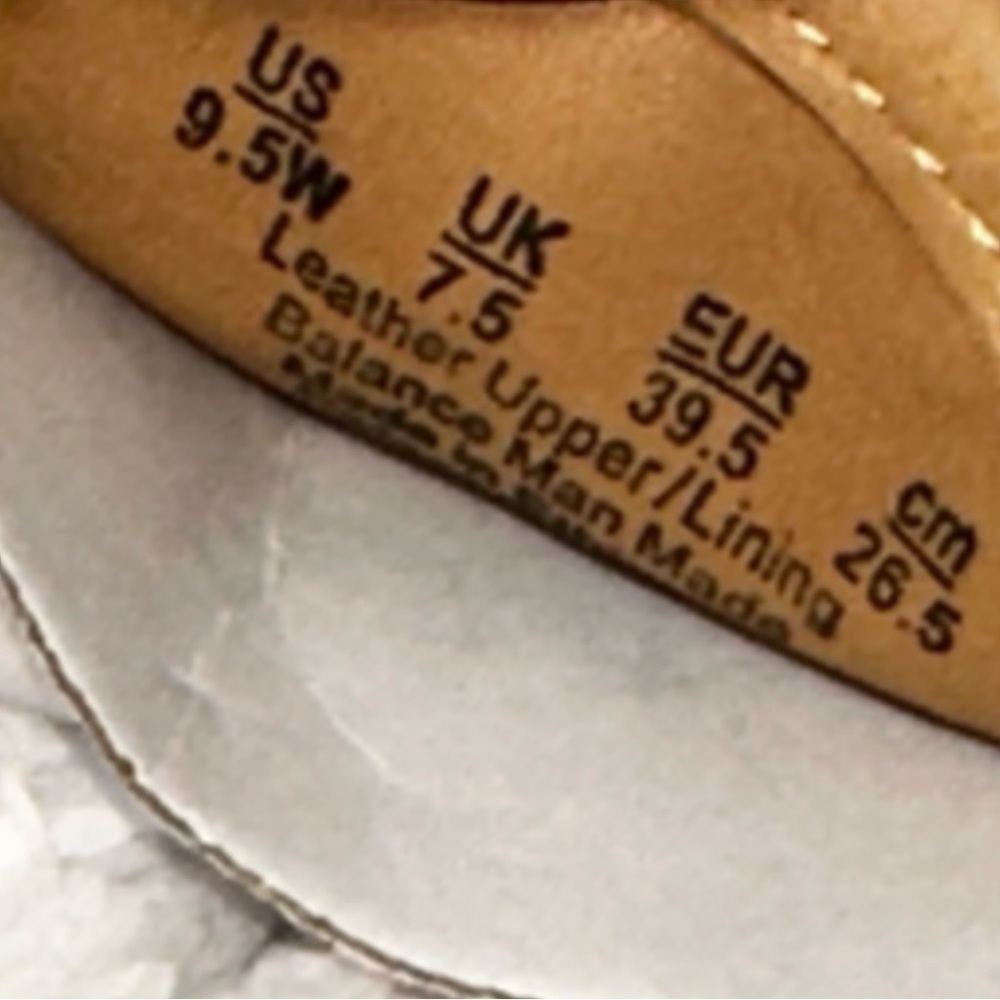 NWOT naturalizer sander brown leather slip on shoes size 9.5 wide - Picture 8 of 8